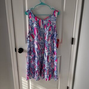 NWT Lilly Pulitzer Kristen Flounce Dress size XL